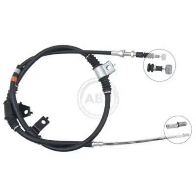 Cable de accionamiento, freno de estacionamiento A.B.S. K17546 Moderno